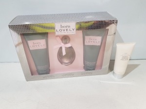 14 PIECE BRAND NEW MIXED LOT CONTAINING 1 X BORN LONELY 3 PIECE GIFT SET CONTAINING SOFT BODY LOTION 200ML/EAU DE PARFUM SPRAY 100ML/GENTLE BATH AND SHOWER GEL 200ML ALSO TO INCLUDE 13 X SARAH JESSICA PARKER SOFT BODY LOTION 100ML