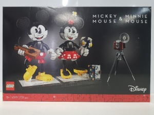 1 X BRAND NEW BOXED LEGO DISNEY MICKEY MOUSE AND MINNIE MOUSE BUILDABLE CHARACTERS ( ITEM # 43179 )