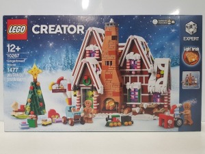 1 X BRAND NEW BOXED LEGO CREATOR - GINGERBREAD HOUSE - BATTERYS INCLUDED ( ITEM # 10267 )