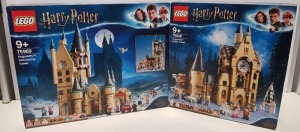 2 PIECE BRAND NEW BOXED LEGO LOT CONTAINING 1 X LEGO HARRY POTTER - HOGWARTS ASTRONOMY TOWER (ITEM # 75969 ) 1 X LEGO HARRY POTTER - HOGWARTS CLOCK TOWER ( ITEM # 75848 )