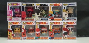 10 X BRAND NEW BOXED FUNKO POP VINYL FIGURES - ALL IN VARIOUS MODELS - ( BOX SIZE : H 16 CM X W 11.5 CM ) ( PLEASE SEE PICTURES FOR MODEL TYPES )