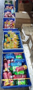 100+ PCS BRAND NEW MIXED SOFT DRINKS LOT CONTAINING , BOOST ISOTONIC TROPICAL BERRY AND RASPBERRY MANGO 500ML , SLUSH PUPPY GREEN APPLE 500ML , FANTA ORANGE AND FRUIT TWIST BOTTLES 500ML , RUBICON PINK GRAPEFRUIT AND PASSIONFRUIT 500ML , VIMTO CANS AND B