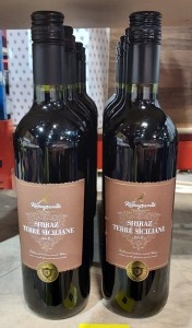 10 X BRAND NEW ROCCAGRANDE SHIRAZ TERRE SICILIANE , ALL 75CL