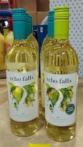 10 X BRAND NEW ECHO FALLS CHARDONNAY , 2022/2023 ALL 75CL