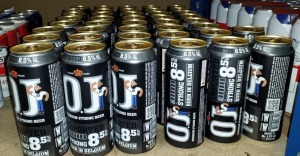 42 X BRAND NEW O.J BORN IN BELGIUM LAGER , 500ML CANS