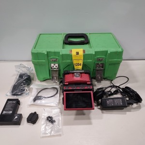 1 X INNO M9 CORE AGIGMENT ELECTIRC FUSION SPLICER WITH CARRY CASE BATTERY AND CHARGER ( 1 X SPARE BATTERY PACK ) SERIAL NUMBER : 09219033293