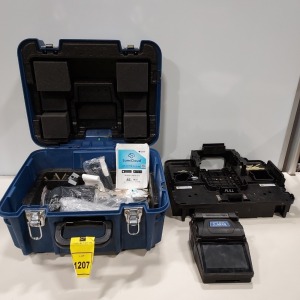 1 X FIBRE MASTER SUMITOMO ELECTRIC FUSION SPLICER - T-502S - WITH CARRY CASE ( CHECK PICTURES FOR ATTACHMENTS )