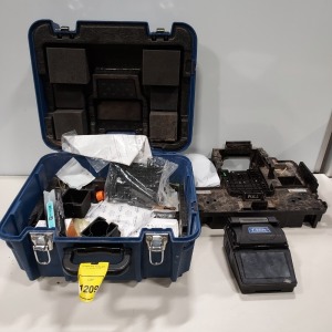 1 X FIBRE MASTER SUMITOMO ELECTRIC FUSION SPLICER - T-502S - WITH CARRY CASE ( CHECK PICTURES FOR ATTACHMENTS )