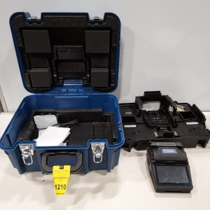 1 X FIBRE MASTER SUMITOMO ELECTRIC FUSION SPLICER - T-502S - WITH CARRY CASE ( CHECK PICTURES FOR ATTACHMENTS )