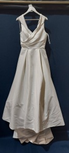 1 X BRAND NEW EMMA BRIDALS DRESS IN IVORY , SIZE - US10 , RRP - £807