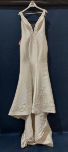 1 X BRAND NEW DS HANNAH DRESS IN IVORY , SIZE - UK12 , RRP - £300