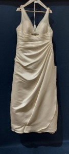 1 X BRAND NEW PRONOIOUS DRESS IN IVORY , SIZE - UK 22 , STYLE - MONGOLY , RRP - £300