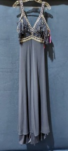 1 X BRAND NEW ROMANTICA DRESS , STYLE NUMBER - 99144 , SIZE - UK10 , COLOR - NAVY , RRP - £300