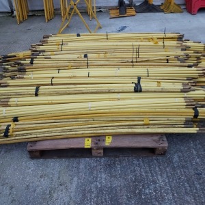 150 + X 2 METRE PVC STRAIGHT FERRET THREADED BT DUCT RODS