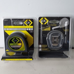 23 X BRAND NEW C.K 5 M / 16 FT MEASURING TAPE ( CODE : T3442 16 ) - IN 1 BOX