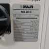 MBRAUN ( MB-20-G ) LABORATORY GAS PURIFIER / EDWARDS RV12 VACUUM PUMP / SIEMANS SIMATIC HMI TOUCH SCREEN DISPLAY UNIT / MBRAUN ( MB-LMF-II ) SOLVENT ABSORBER / BERNSTEIN FOOT PEDALS - ON 1 PLT - 2