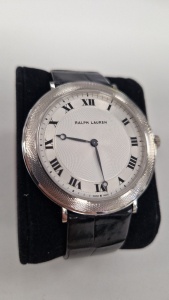 RALPH LAUREN STEEL STRAP WATCH WAAB00253 NO BOX OR PAPERS