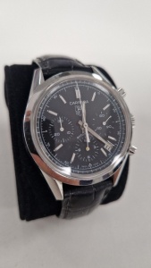 TAG HEUER CARRERA STEEL CHRONOGRAPH STRAP WATCH CV2110 TD6722 NO BOX OR PAPERS