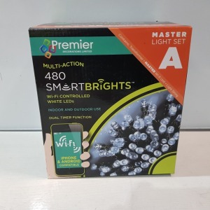 7 X BRAND NEW PREMIER 480 SMARTBRIGHTS WIFI CONTROLLED WHITE LEDS