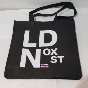 900 X BRAND NEW REUSABLE SPORTS DIRECT TOTE BAGS IN 9 BOXES