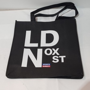 900 X BRAND NEW REUSABLE SPORTS DIRECT TOTE BAGS IN 9 BOXES