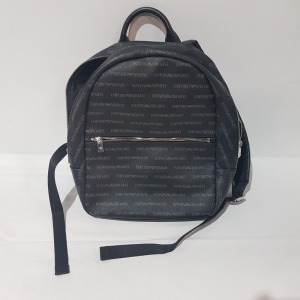 1 X BLACK RUCKSACK, EMPORIO ARMANI BRANDED (B)