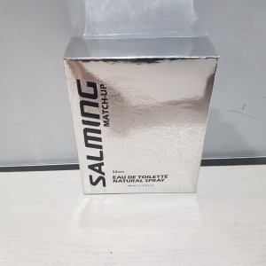 108 X BRAND NEW BOXED FACTORY SEALED SALMING MATCH UP SILVER EDT 100ML IN 2 BOXES