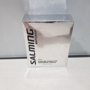 108 X BRAND NEW BOXED FACTORY SEALED SALMING MATCH UP SILVER EDT 100ML IN 2 BOXES