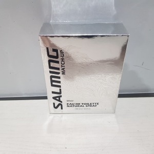 108 X BRAND NEW BOXED FACTORY SEALED SALMING MATCH UP SILVER EDT 100ML IN 2 BOXES