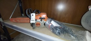 1 X STIHL CHAINSAW - MS170 WITH STIHL FACE AND EAR PROTECTOR