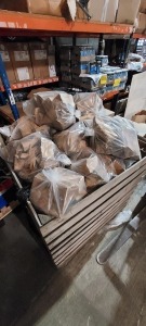 FULL PALLET CONTAINING BAGS OF HARD WOOD BURNING LOGS