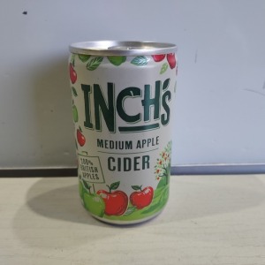 267 X BRAND NEW INCH'S MEDIUM APPLE CIDER 4.5%VOL SIZE 150ML , DATE 31/01/2025