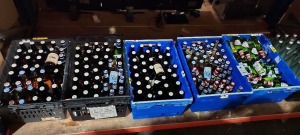 220 X BRAND NEW MIXED BEER / CIDER LOT CONTAINING , TIGER LAGER BEER 4.8%VOL SIZE 330ML , CORONA EXTRA 4.5% SIZE 330ML , PERONI NASTRO AZZURRO SIZE 330ML ETC IN 5 TRAYS