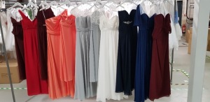 10 X PIECE BRAND NEW MIXED LINZI JAY DRESS LOT TO INCLUDE - MAROON CHIFFON DRESS £77 - NAVY CHIFFON DRESS £103 - PLATINUM CHIFFON DRESS £133 - RED CHIFFON DRESS £83 ETC ALL IN VARIOUS SIZES *** NOTE: ASSETS LOCATED IN BLACKBURN - COLLECT IN PERSON ONLY - 