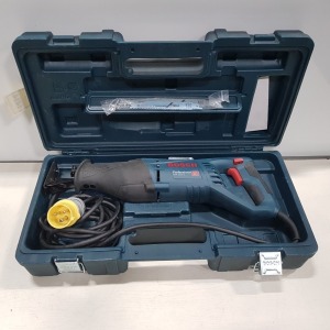 1 X BOSCH PROFESSIONAL 110V CORDED RECIPRICATING SAW (GSA 1100E ) - INCLUDES CARRY CASE