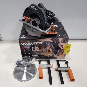 1 X EVOLUTION 185 MM TCT CIRCULAR SAW - 1600 W - 185 MM BLADE INCLUDED ( R185 CCS )