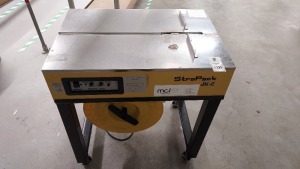 1 X STRAPACK JK-2 STRAPPING MACHINE *** NOTE: ASSETS LOCATED IN BLACKBURN - COLLECT IN PERSON ONLY - BOOK SEPARATE COLLECTION TIME ***