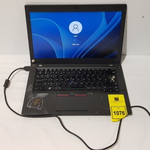 1 X LENOVO ULTRABOOK LAPTOP T460 - INTEL CORE I7 - 6600U - WINDOWS 11 - 1 KEY MISSING G - WITH CHARGER