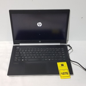 1 X HP PROBOOK LAPTOP 440 GS - INTEL CORE I5 - 8250U - 256GB HDD - 8GB RAM - WINDOWS 10 PRO - WITH CHARGER