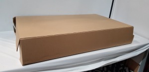 80 X BRAND NEW CARDBOARD BOXES ( 800 MM X 210 MM X 1340 MM ) - ON 1 FULL LONG PALLET