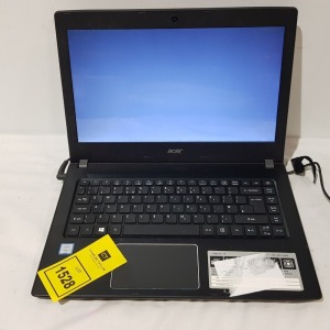 1 X ACER ASPIRE E5 - 475 LAPTOP - INTEL CORE I3 - 6006U - 1TB HDD - 8GB RAM - NO O/S - CHARGER