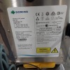 1 X DOMINO AX 150 I INKJET PRINTER STAND ASSEMBLY - INCLUDES CONVEYOR BELT (S/N 1146817 . 1245 ) AND 1 BOX OF VARIOUS BRAND NEW SPARE PARTS - 2