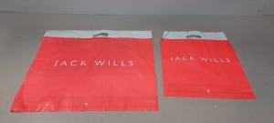 35,000 X BRAND NEW JACK WILLS SELF SEAL POSTAL BAGS IN SIZES LARGE AND MEDIUM ON A FULL PALLET