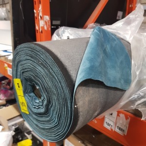 1 X BRAND NEW TOKYO FABRIC ROLL IN PLUSH TEAL COLOUR LENGTH 38.7 WIDTH 143 CM