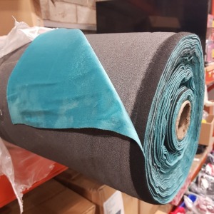 1 X BRAND NEW TOKYO FABRIC ROLL IN PLUSH TEAL COLOUR LENGTH 38.7 WIDTH 143 CM