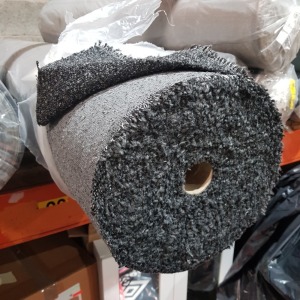 1 X BRAND NEW TOKYO FABRIC ROLL IN BOUGLE CHARCOAL COLOUR WIDTH 143 CM LENGTH 36.7 M