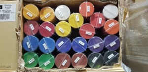 800 + PACKS OF 6 BRAND NEW REEVES PASTELLE TEMPERA BLOCKS - IN MIXED COLOURS TO INCLUDE BOXES OF YELLOW AND BOXES OF CLASS PACKS MIXED COLOURS - ON 1 FULL PALLET