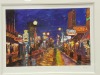 BOB DYLAN (B. 1941) GICLEE COLOUR PRINT ON MOULDED COTTON ARCHIVAL PAPER MEMPHIS AT NIGHT SIGNED AND NUMBERED 127/295 IN PENCIL PUBLISHED BY WASHINGTON FINE ART, WITH CERTIFICATE OF AUTHENTICITY 16 3/8 X 24 INCH (41.5 C 61CM) (AUTHENTICATED BY AN INDEPEN - 2