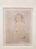 PIERRE AUGUSTE RENOIR (1841 - 1919 ORIGINAL ETCHING WITH SIGNATURE STAMP ETUDE POUR UNE BAIGNEUSE - STUDY ON ARCHES PAPER (CIRCA 1906) 8 3/4 X 6 1/4 INCH ( 22.3 X 16CM) (IMAGE) (AUTHENTICATED BY AN INDEPENDENT ART VALUER) - 2