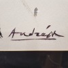 ANDZAIK (SIGNATURE) MONOCHROME BLACK ON WHITE WATERCOLOUR HEAD OF A WOMEN SIGNED LOWER RIGHT 25 X 19 1/4 INCH (AUTHENTICATED BY AN INDEPENDENT ART VALUER) - 3